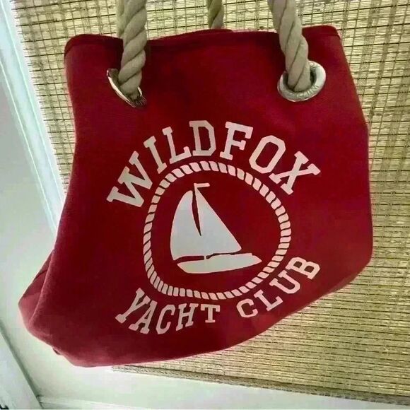 WILDFOX YACHT CLUB REVERSIBLE BEACH TOTE - Picture 7 of 8